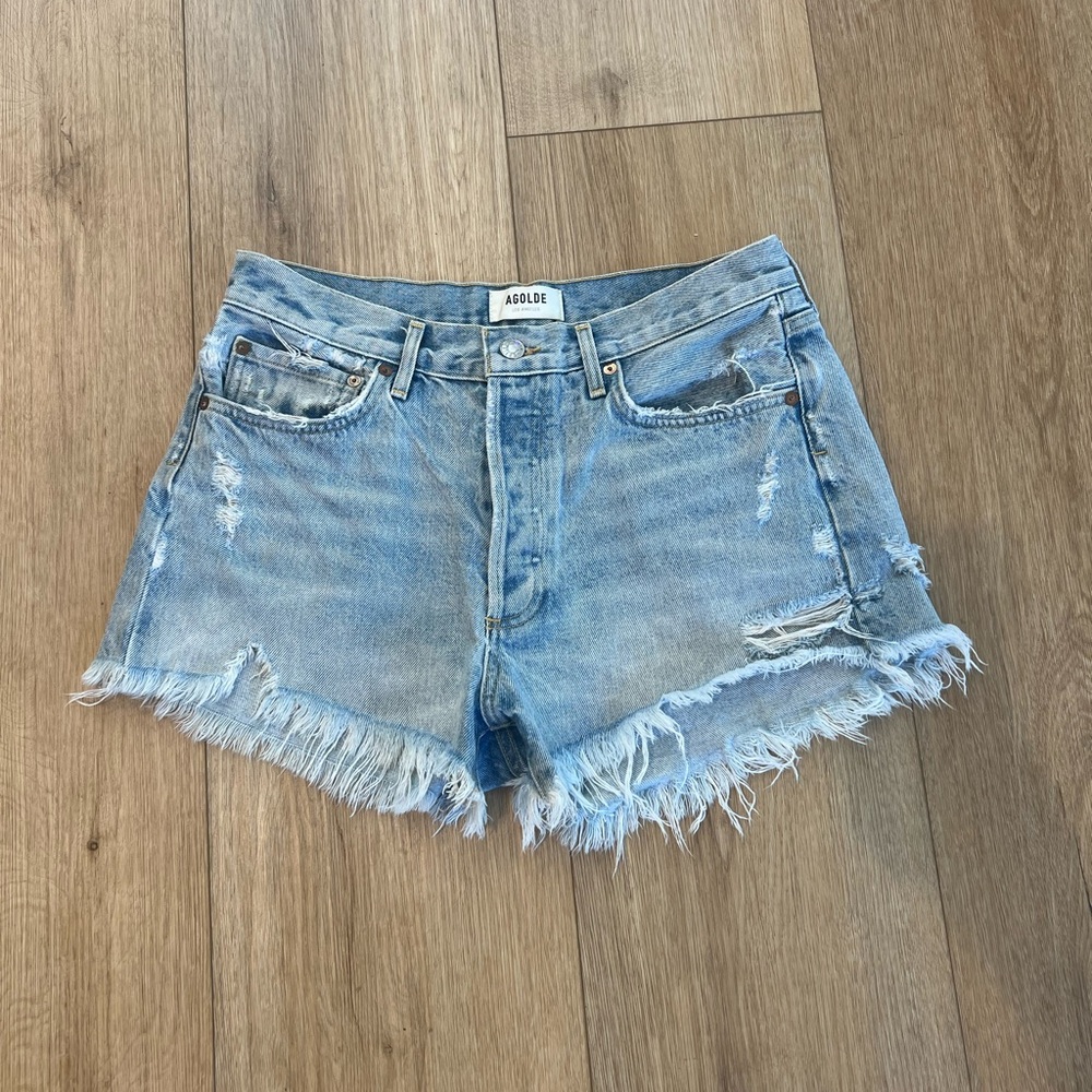 Agolde Parker cut off shorts size 28